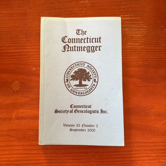 The Connecticut Nutmegger Genealogy Journals Lot Of 3 Volumes 28 31 33 1995 & 20 - Picture 2 of 3